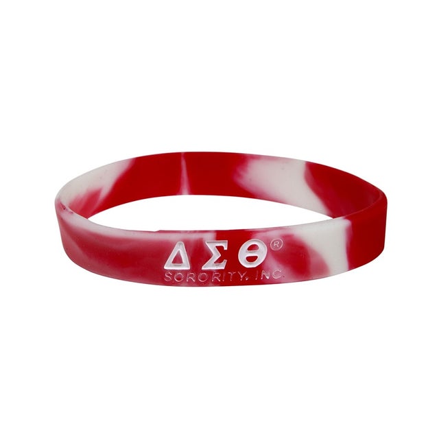 Delta Sigma Theta Red and White Ink Pen